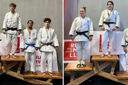 LUCAS PICCO-MASSON & CAMÉLIA BASAGLIA-SOLTANI EN BRONZE AU TOURNOI AURA CADETS DE RUMILLY