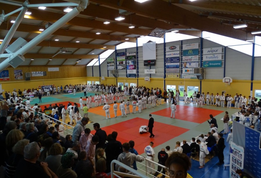 1094 PARTICIPANTS LORS DU WEEK-END DE L'OPEN DE RIORGES DE JUDO